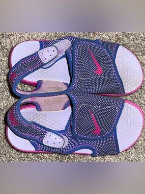 Nike Sunday Adjust 4 purple pink 10C adjustable Velcro